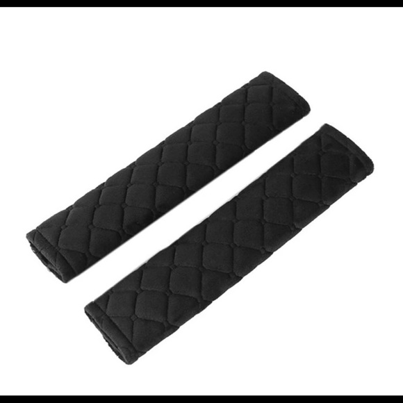 Quilted Seatbelt Strap Covers Set of 2 - Picture 2 of 4